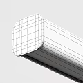 Sleek Modern Linear Chandelier With Wooden Design And Warm Illumination