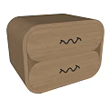 Poliform bedside table 3d model