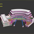 Modern Multi Level Architectural Design With Green Roof And Curved Glass Structure