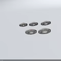 Stainless Steel Industrial Flanges With Multiple Holes And Different Designs 3d model