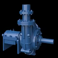 Heavy Duty Industrial Pump With Motor Shaft And Metal Components