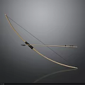 Traditional Wooden Bow and Arrow as Ancient Hunting Weapon with Archery Design