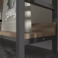 Modern Combined Bookshelf With Multi Tiered Shelves Books Decorative Items And Green Plants