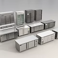Stainless Steel Commercial Kitchen Appliances With Various Styles And Models