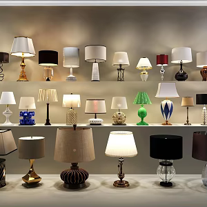 Modern Table Lamp Table Lamp Decorative Lamp Bedside Lamp Luxury Classical Lamp Combination 3d model