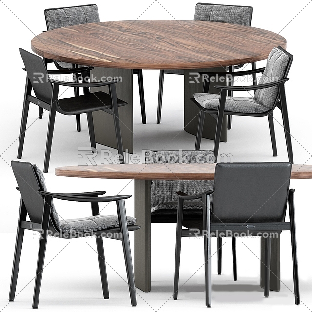 Seat Table Dining Table and Chair Combination Single Chair Chair Dining Table model