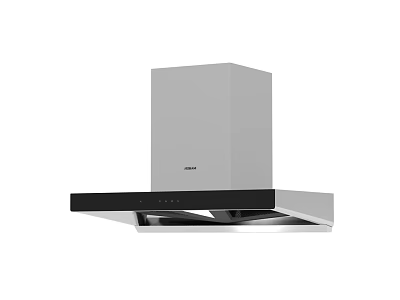 FOTILE Modern White And Black Range Hood As Essential Kitchen Appliance For Home 3d model