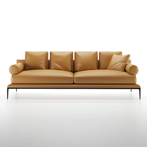Modern double sofa 3d model