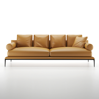 Modern double sofa 3d model