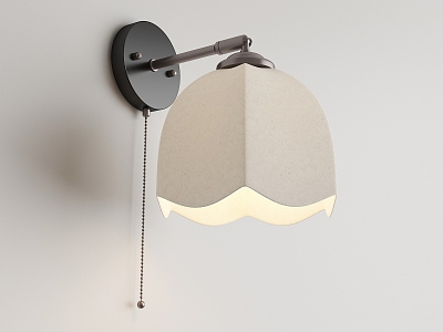 French retro style wall lamp model