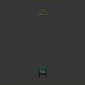 Teal Accent Chair With Wooden Armrests And Legs Featuring Decorative Cushion With Red Patterns