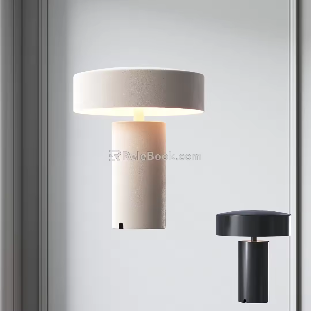 Modern table lamp 3d model