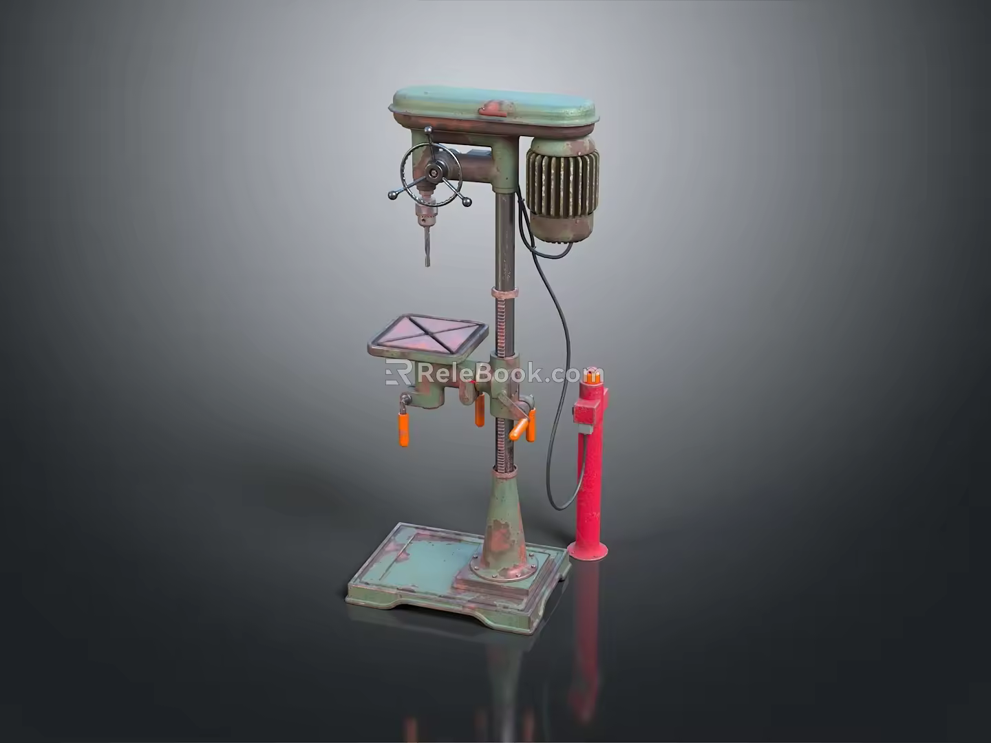 Bench Drill Vertical Drilling Machine Vertical Bench Drilling Machine Tools Hardware Tools Processing Tools Furniture 3d model