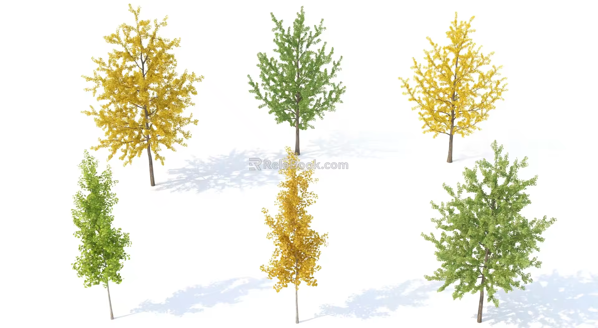 Tree Landscape Tree Landscape Tree Garden Tree Small Tree Outdoor Tree Park Tree Autumn Tree Summer Tree Combination 3d model