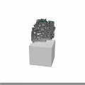 Highly Detailed Automotive Engine With 3D Rendered Mechanical Metal Components