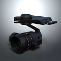 Professional Electronic Gimbal Camera for Stable Shooting with High Quality Lens and Control Panel