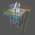 6 cubic meter reduction reactor 3d model