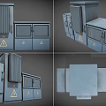 Roll gate 3d model