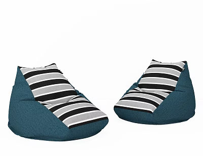 Modern Lazy Sofa Bean Sofa Lazy Sofa Cloth Bag Sofa 3d model