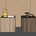 Modern bedside table 3d model
