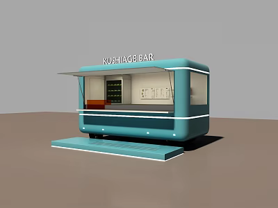 Vans Selling Cars 3d model