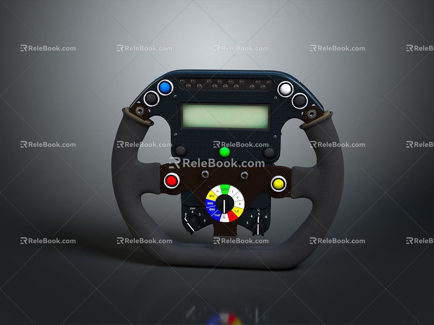 Steering wheel car steering wheel car parts life supplies 3d model