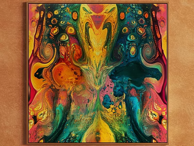 Modern Abstract Painting Oil Painting Art Painting Decorative Painting Hanging Painting 3d model