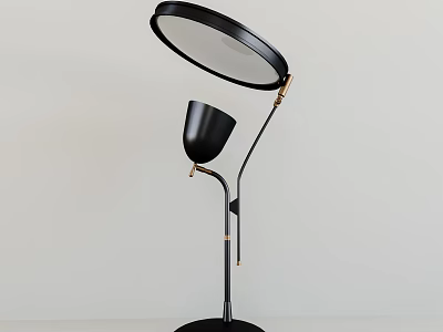 Art Supplies and Musical Instruments in Modern Creative Display Setup 3d model