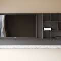 Modern TV Cabinet TV Wall 3d model