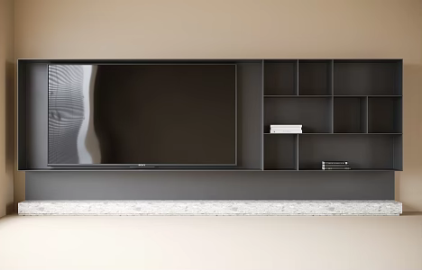 Modern TV Cabinet TV Wall 3d model