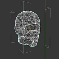 Black Smooth Balaclava Hat With Eye Opening Design For Headwear