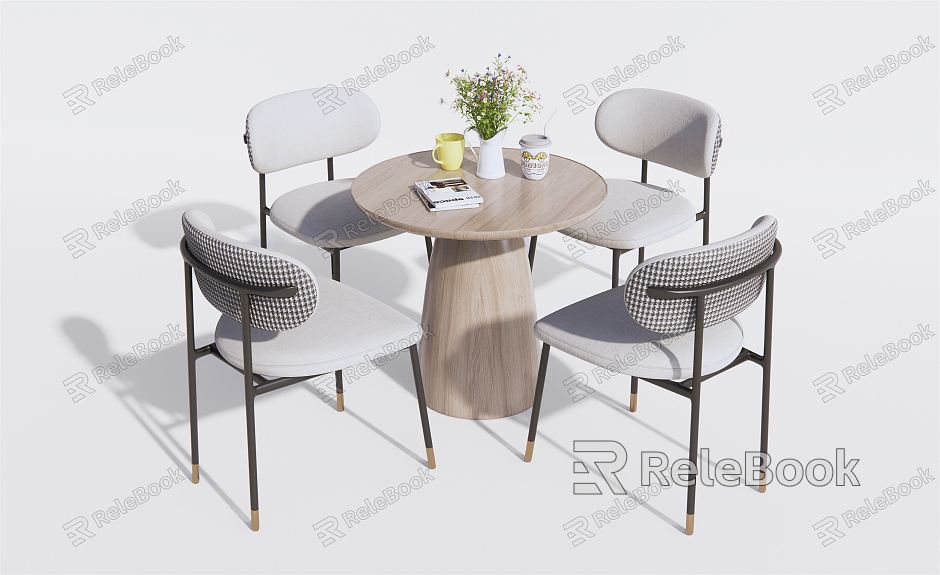 Modern leisure table and chair combination negotiation table and chair leisure table and chair coffee table and chair model