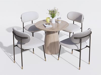 Modern leisure table and chair combination negotiation table and chair leisure table and chair coffee table and chair model