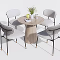Modern leisure table and chair combination negotiation table and chair leisure table and chair coffee table and chair 3d model