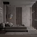 Elegant Modern Bedroom Interior Design With Metallic Accents Velvet Furniture And Soft Tones