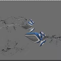 Water shaver razor 3d model