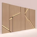 Style TV sofa background wall modeling su model 3d model