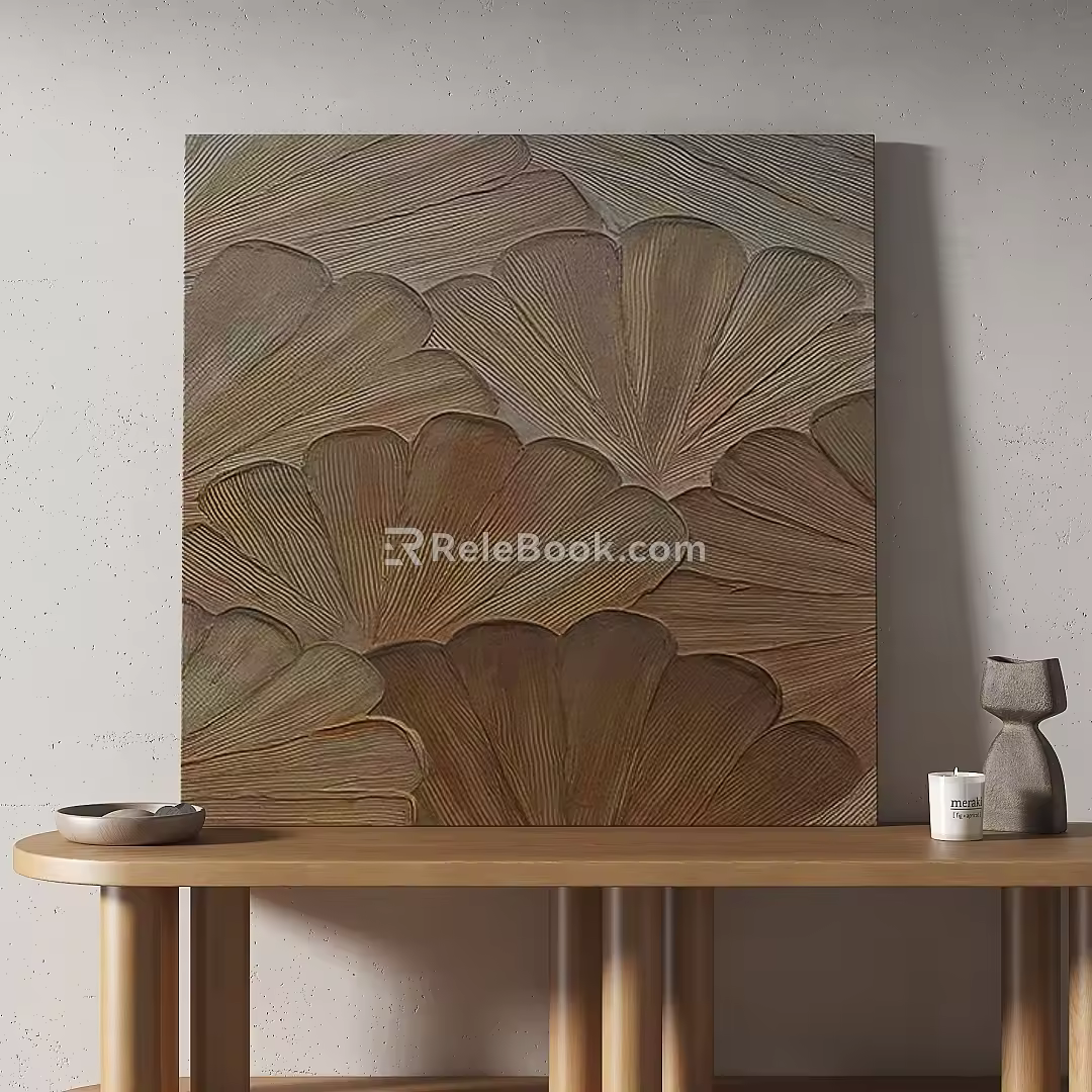 Simple Texture Decorative Painting 3d model
