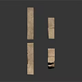 Light Brown Natural Stone Blocks With Different Shapes For Construction Decorative Use