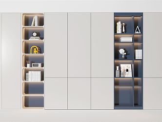 Modern Storage Cabinet Decorative Cabinet 3d model