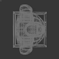 Iron Man Bust Doll With Red And White Armor Glowing Arc Reactor And Display Base