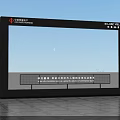China Zun Business Center Photo Spot with Black Frame Structure and Bench Design