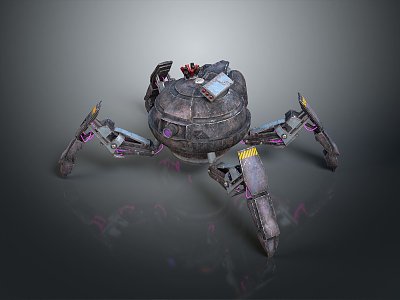 Mech tank mech insect mech spider crab machine crab mechanical crab mech crab model