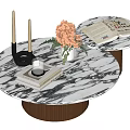 Modern tea table 3d model