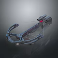 Crossbow Mechanical Crossbow Shift Bow and Arrow Shoot Far Equipment Weapons High-tech Crossbow 3d model