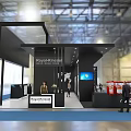 RoyalKitchen Exhibition Booth For High-End Kitchen Customization With Modern Design And Display Screens