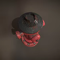 Red Fire Hydrant Essential Public Fire Safety Equipment for Emergency Fire Response 3d model