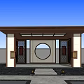 New Chinese Pavilion 3d model