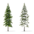 Modern Tree Pine 3d model