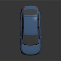 Blue Audi SUV With Modern Sleek Exterior Design And Alloy Wheels